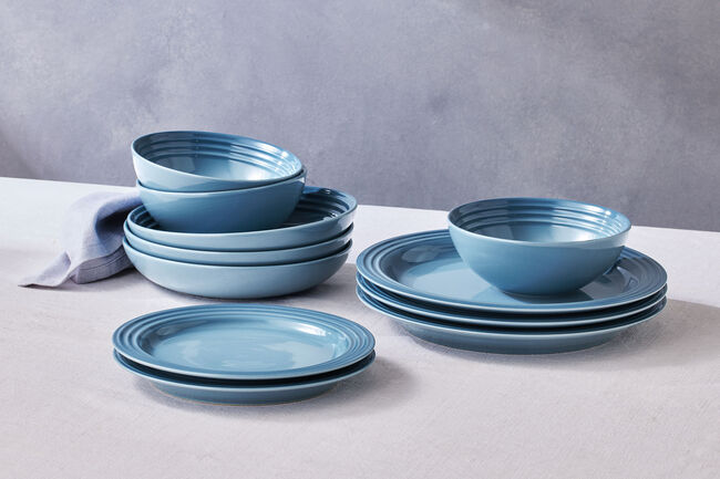 Le Creuset Stoneware Vancouver Dinner Plate 27cm ChambrayChambray image number 6